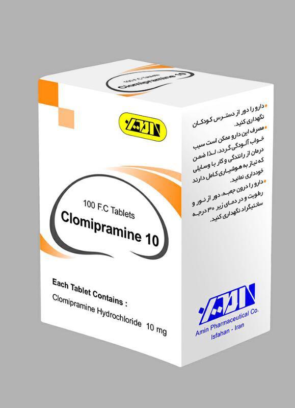 Clomipramine-10,25mg F.C Tablet